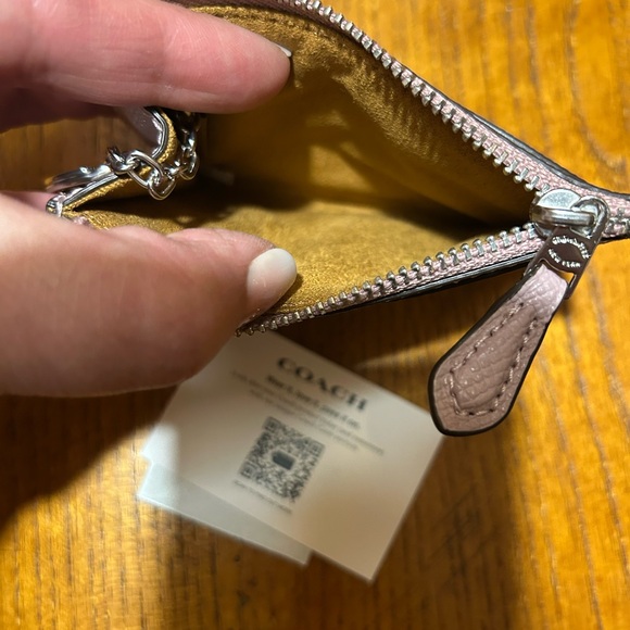 Coach Mini Skinny ID Keychain Wallet in Ice Purple NWT!! - Picture 7 of 10